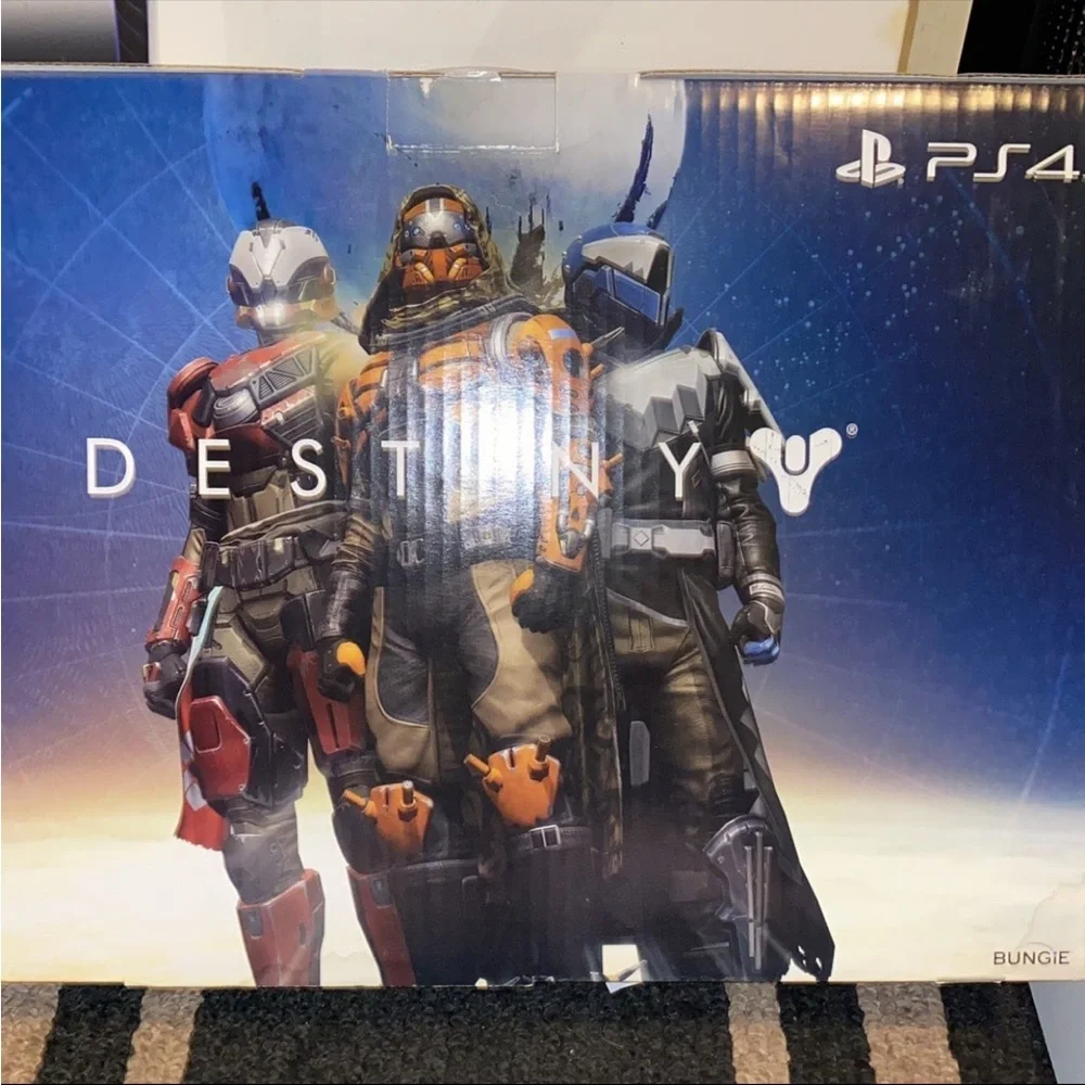 PS4 console with controllers